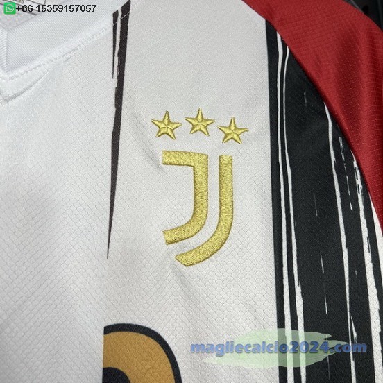 Thailandia speciale Maglia Juventus 2024 2025 Rosso Bianco Poco Prezzo