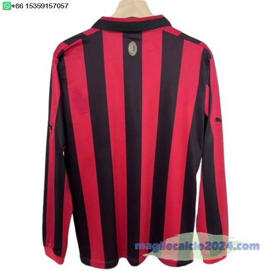 Thailandia speciale Maglia Manica lunga AC Milan 2024 2025 I Rosso Poco Prezzo