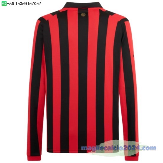 Thailandia speciale Maglia Manica lunga AC Milan 2024 2025 Rosso Poco Prezzo