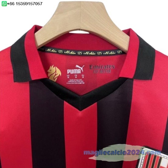 Thailandia speciale Maglia Manica lunga AC Milan 2024 2025 Rosso Poco Prezzo