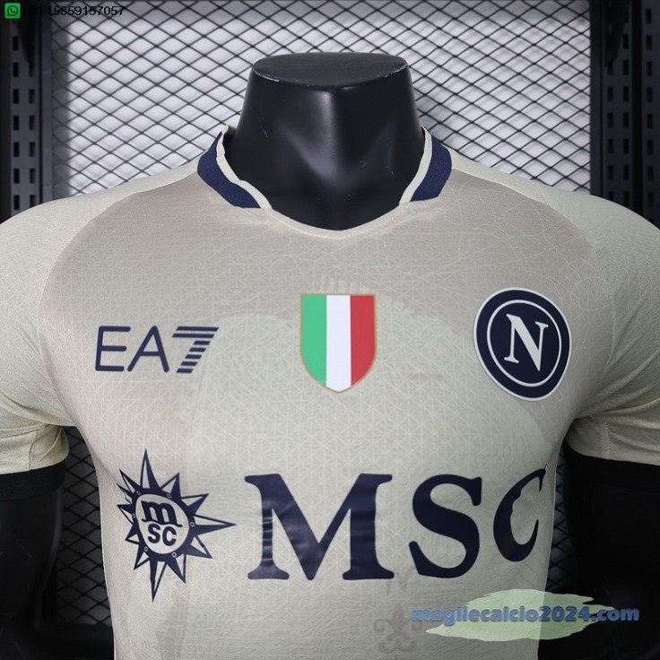 Thailandia speciale Maglia Napoli 2023 2024 Giallo Poco Prezzo