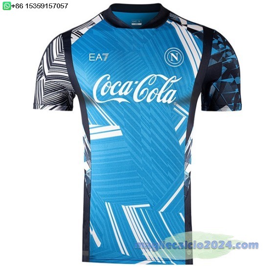 Thailandia speciale Maglia Napoli 2024 2025 Blu Poco Prezzo