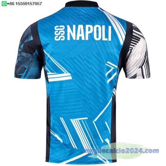 Thailandia speciale Maglia Napoli 2024 2025 Blu Poco Prezzo