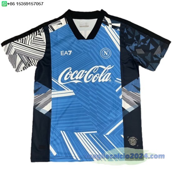 Thailandia speciale Maglia Napoli 2024 2025 Blu Poco Prezzo
