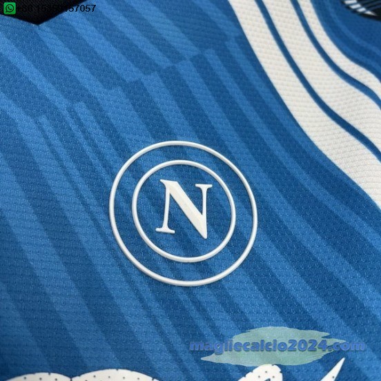 Thailandia speciale Maglia Napoli 2024 2025 Blu Poco Prezzo