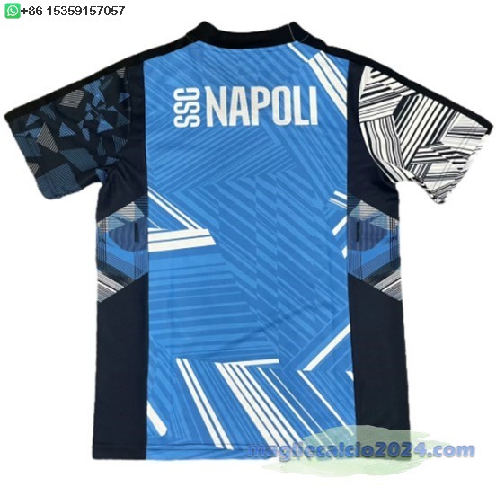 Thailandia speciale Maglia Napoli 2024 2025 Blu Poco Prezzo