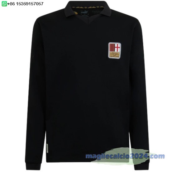 Thailandia speciale Portiere Maglia Manica lunga AC Milan 2024 2025 Nero Poco Prezzo