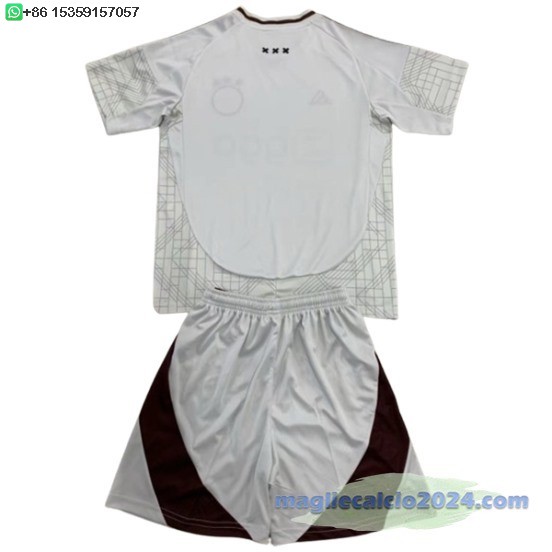 concetto Conjunto De Bambino Ajax 2024 2025 Grigio Poco Prezzo