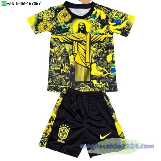 speciale Conjunto De Bambino Brasile 2024 Giallo Poco Prezzo