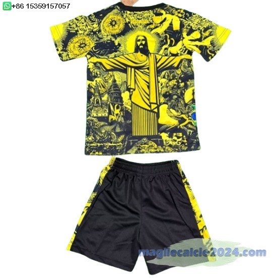 speciale Conjunto De Bambino Brasile 2024 Giallo Poco Prezzo