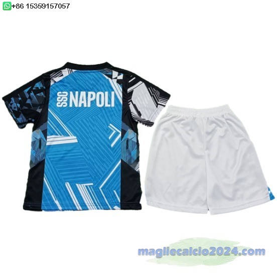 speciale Conjunto De Bambino Napoli 2024 2025 Blu Poco Prezzo