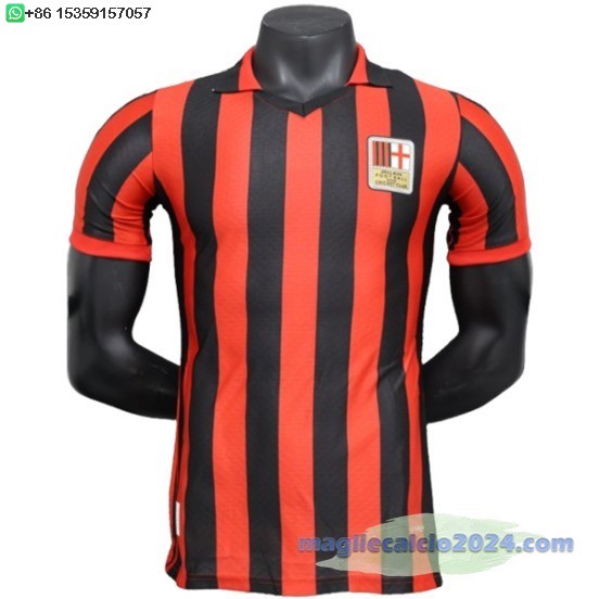 speciale Giocatori Maglia AC Milan 2024 2025 Rosso Poco Prezzo