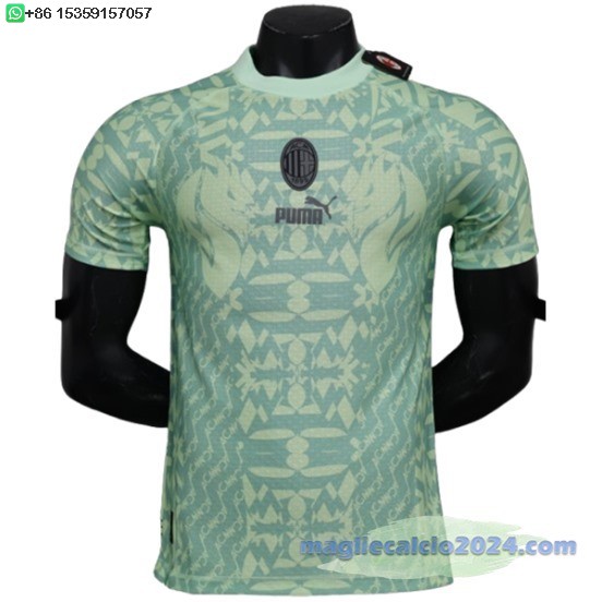 speciale Giocatori Maglia AC Milan 2024 2025 Verde Poco Prezzo