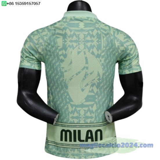 speciale Giocatori Maglia AC Milan 2024 2025 Verde Poco Prezzo