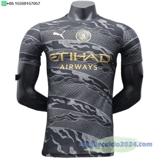 speciale Giocatori Maglia Manchester City 2024 2025 Nero Poco Prezzo