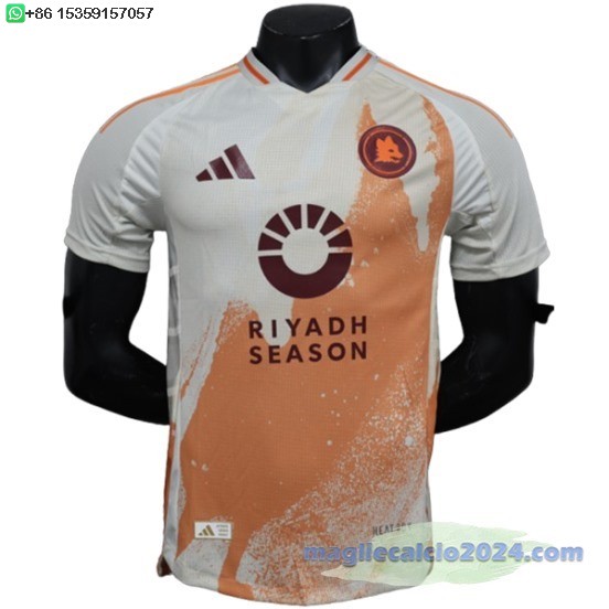 Away Giocatori Maglia Calcio As Roma 2024 2025 Poco Prezzo