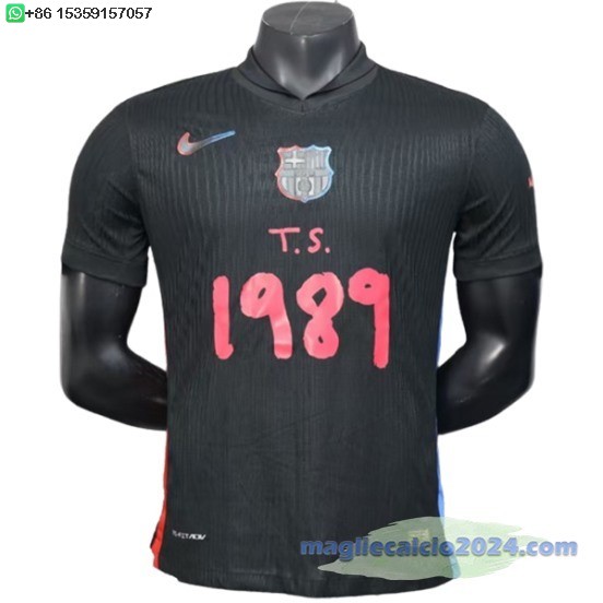 Away Giocatori Maglia Calcio Barcelona 2024 2025 Poco Prezzo