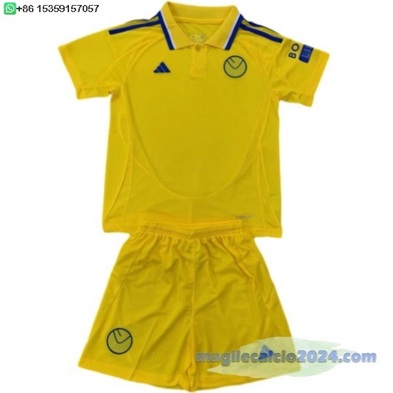 Away Maglia Calcio Set Completo Bambino Leeds United 2024 2025 Poco Prezzo