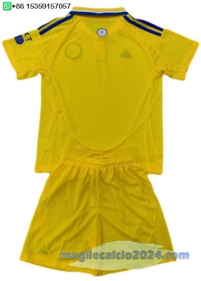 Away Maglia Calcio Set Completo Bambino Leeds United 2024 2025 Poco Prezzo