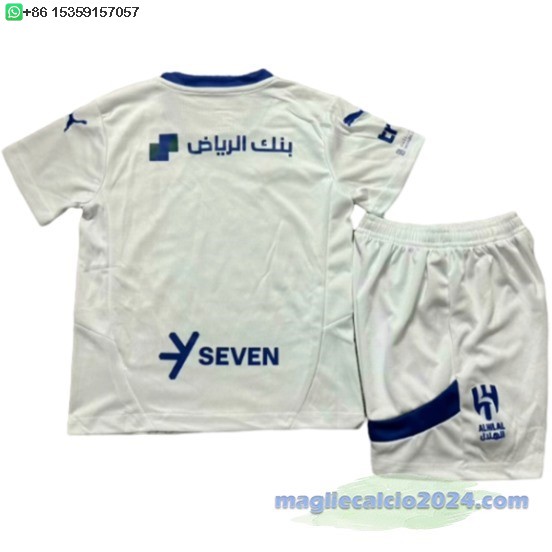 Away Set Completo Bambino Al Hilal Saudi 2024 2025 Poco Prezzo
