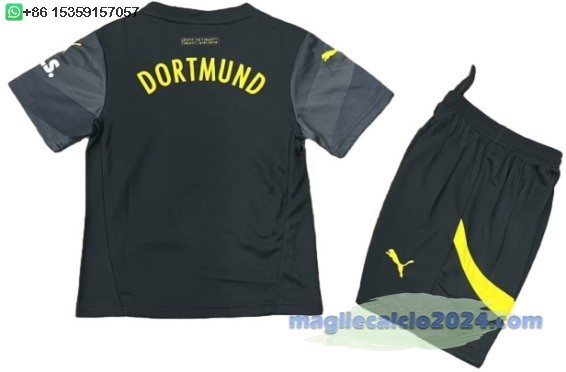 Away Set Completo Bambino Borussia Dortmund 2024 2025 Poco Prezzo