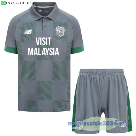 Away Set Completo Bambino Cardiff City 2024 2025 Poco Prezzo