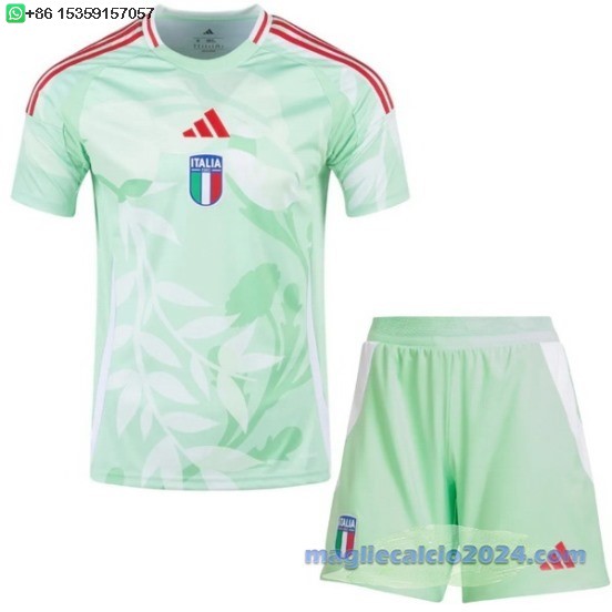 Away Set Completo Bambino Italia 2025 Poco Prezzo
