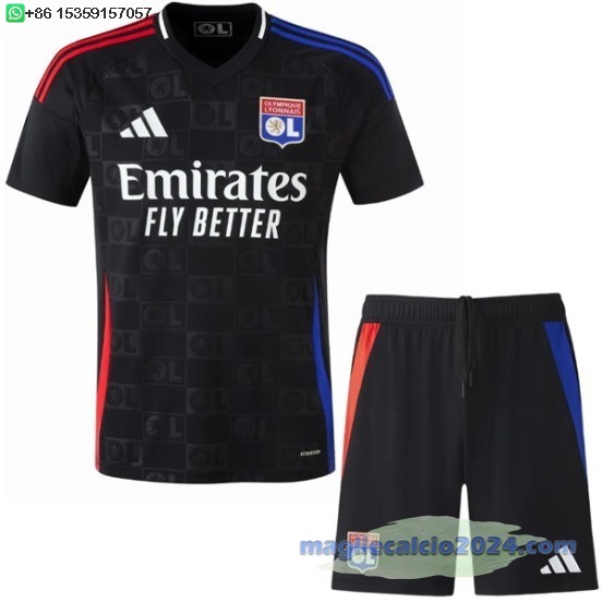 Away Set Completo Bambino Lyon 2024 2025 Poco Prezzo