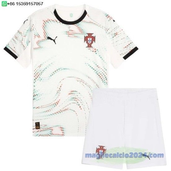 Away Set Completo Bambino Portogallo 2025 Poco Prezzo
