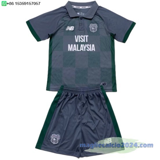 Away Set Completo Uomo Cardiff City 2024 2025 Poco Prezzo