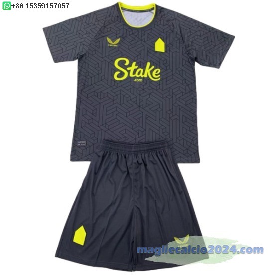 Away Set Completo Uomo Everton 2024 2025 Poco Prezzo