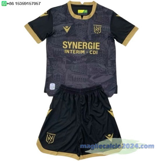 Away Set Completo Uomo Nantes 2024 2025 Poco Prezzo