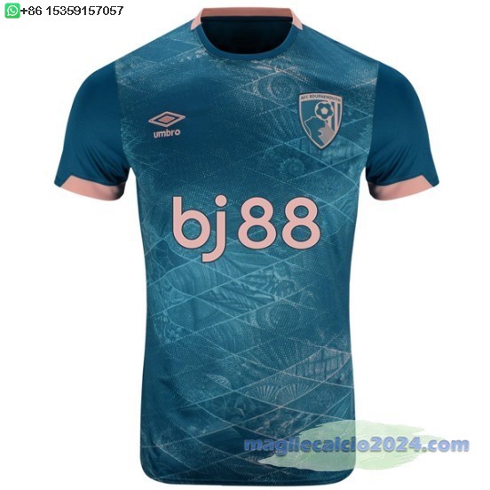 Away Thailandia Maglia Calcio Bournemouth 2024 2025 Poco Prezzo
