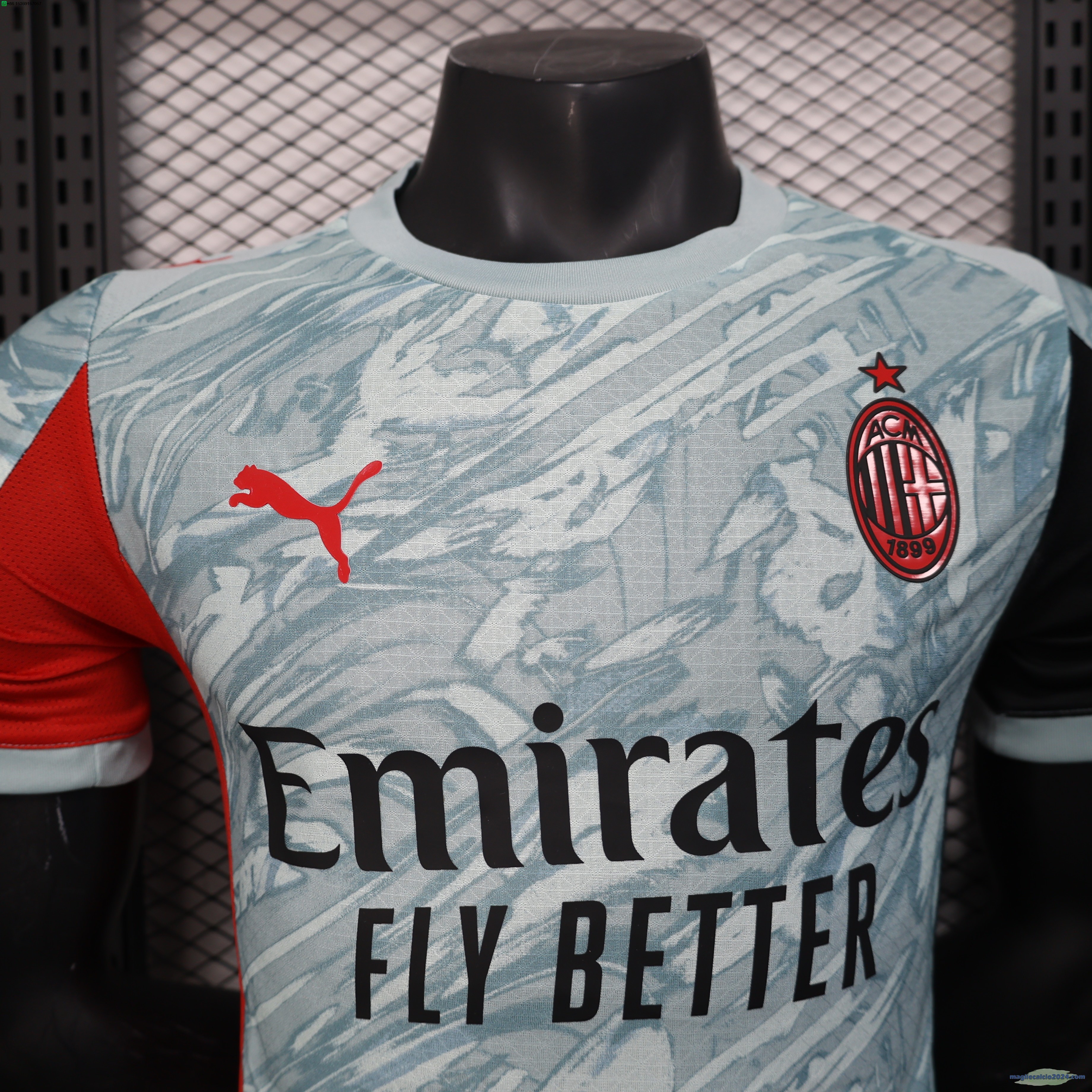 Away concetto Giocatori Maglia Calcio AC Milan 2025 2026 Poco Prezzo