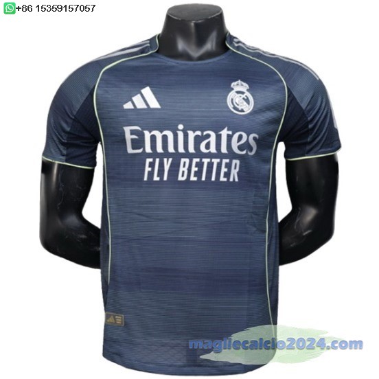 Away concetto Giocatori Maglia Calcio Real Madrid 2025 2026 Poco Prezzo