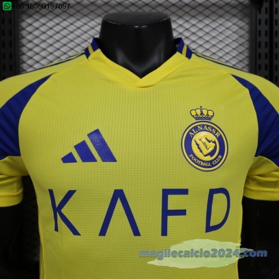 Home Giocatori Maglia Calcio Al Nassr 2024 2025 Poco Prezzo