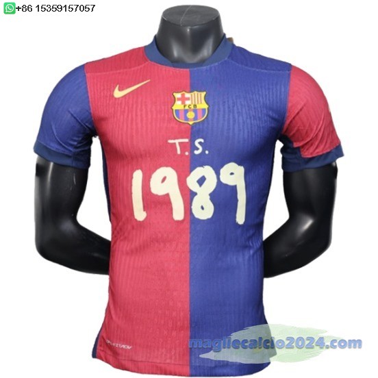 Home Giocatori Maglia Calcio Barcelona 2024 2025 Poco Prezzo