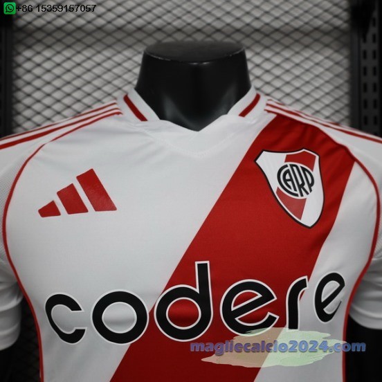 Home Giocatori Maglia Calcio River Plate 2024 2025 Poco Prezzo