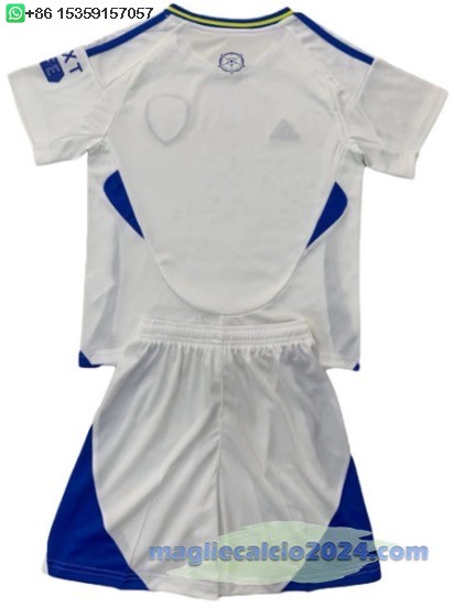 Home Maglia Calcio Set Completo Uomo Leeds United 2024 2025 Poco Prezzo
