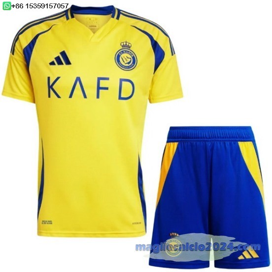 Home Set Completo Bambino Al Nassr 2024 2025 Poco Prezzo