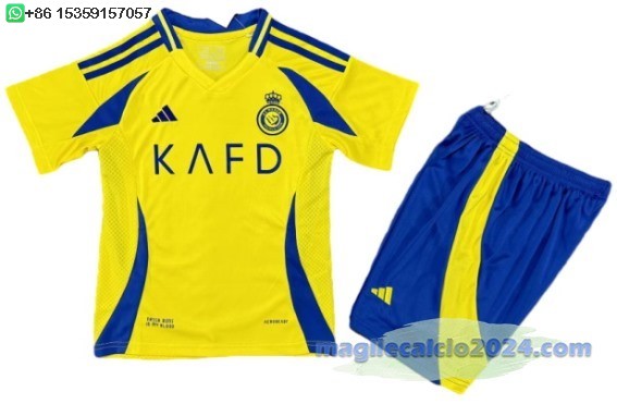 Home Set Completo Bambino Al Nassr 2024 2025 Poco Prezzo