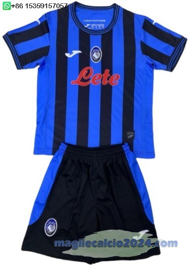 Home Set Completo Bambino Atalanta 2024 2025 Poco Prezzo