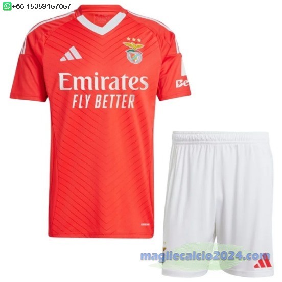 Home Set Completo Bambino Benfica 2024 2025 Poco Prezzo