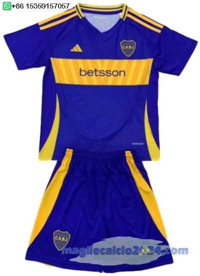 Home Set Completo Bambino Boca Juniors 2024 2025 Poco Prezzo