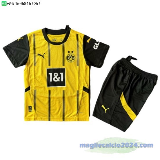 Home Set Completo Bambino Borussia Dortmund 2024 2025 Poco Prezzo