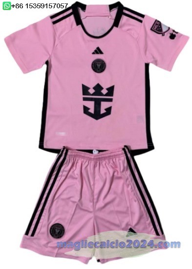 Home Set Completo Bambino Inter Miami 2024 2025 Poco Prezzo