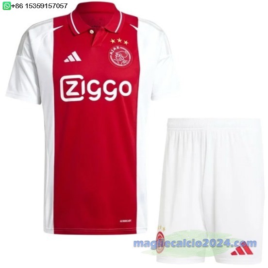Home Set Completo Uomo Ajax 2024 2025 Poco Prezzo