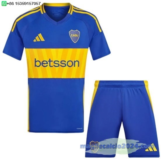 Home Set Completo Uomo Boca Juniors 2024 2025 Poco Prezzo