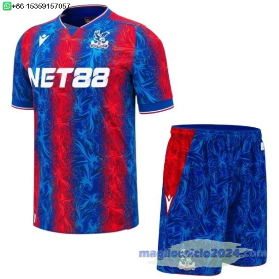 Home Set Completo Uomo Crystal Palace 2024 2025 Poco Prezzo
