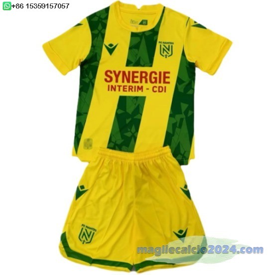 Home Set Completo Uomo Nantes 2024 2025 Poco Prezzo